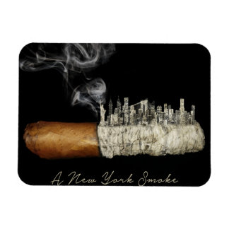 Cigar Art, New York City Poster, Cigar Print, Nyc Magnet