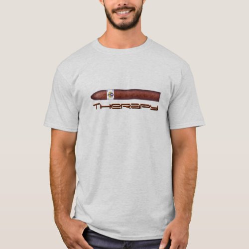 Cigar as Therapy T_Shirt