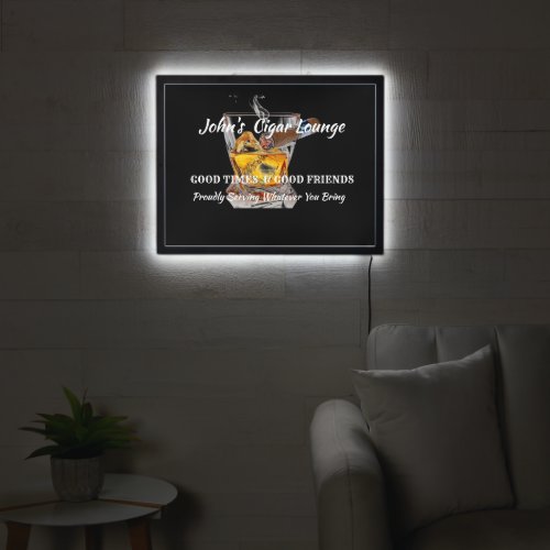 Cigar Bar LED Sign