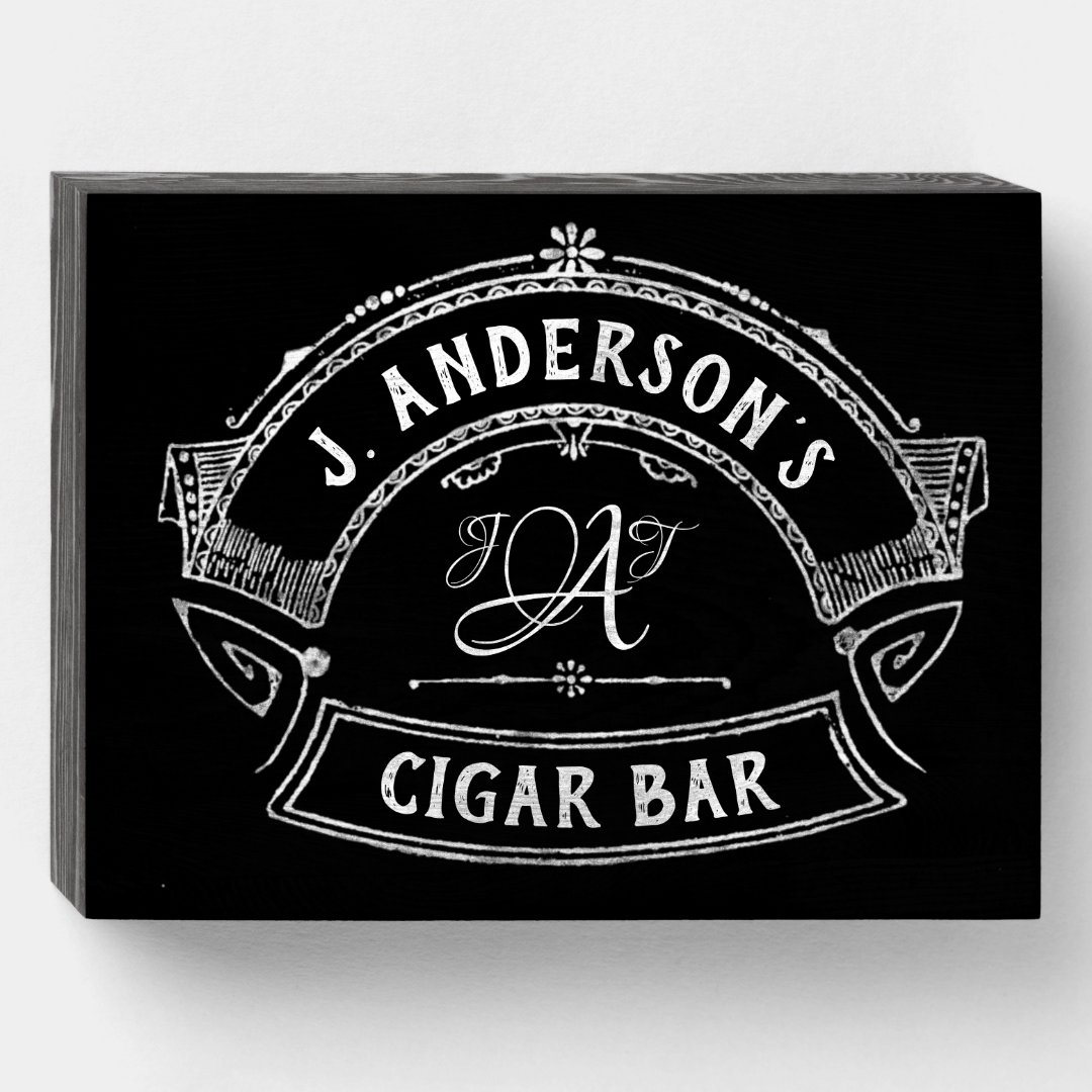Cigar Bar Sign Zazzle