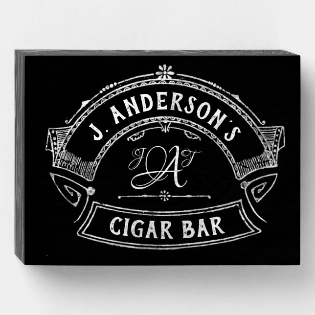 Cigar Bar Sign (Front Horizontal)