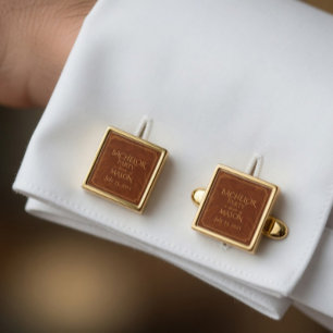Cigar Bar Theme Bachelor Party Cufflinks