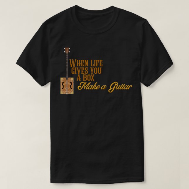 Cigar Box Guitars T-Shirt (Design Front)
