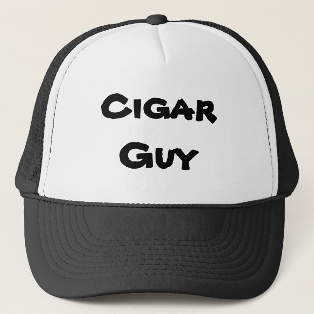 cigar guy trucker hat (Front)