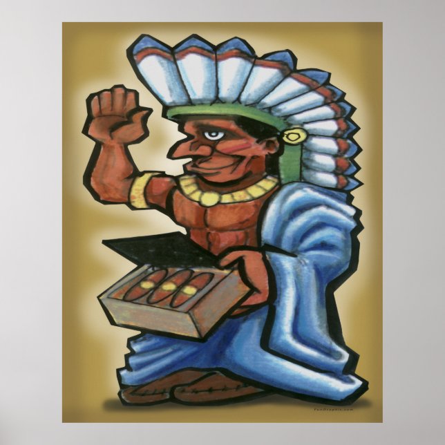 Cigar Indian Poster (Front)