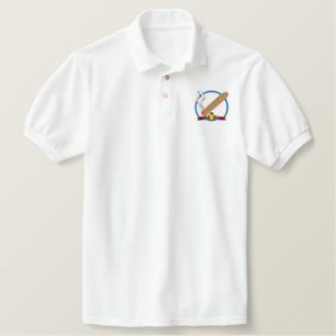 Cigar Logo Embroidered Polo Shirt