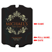 Cigar Lounge Intricate Engraved Wooden Wall Sign (Text)