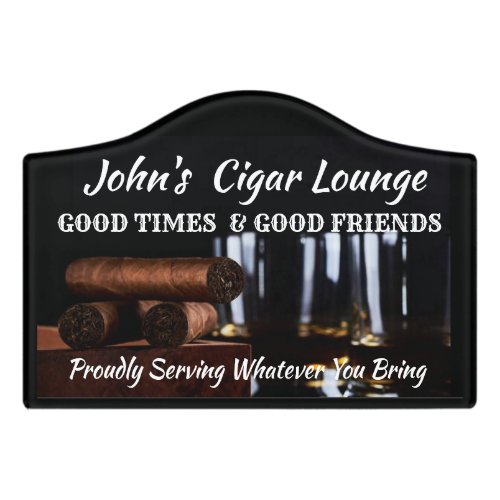 Cigar Lounge Sign