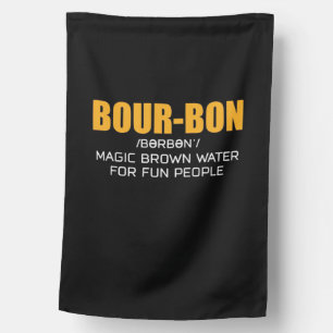 Cigar Lover   Bourbon Magic Brown House Flag