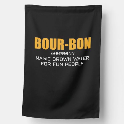 Cigar Lover  Bourbon Magic Brown House Flag