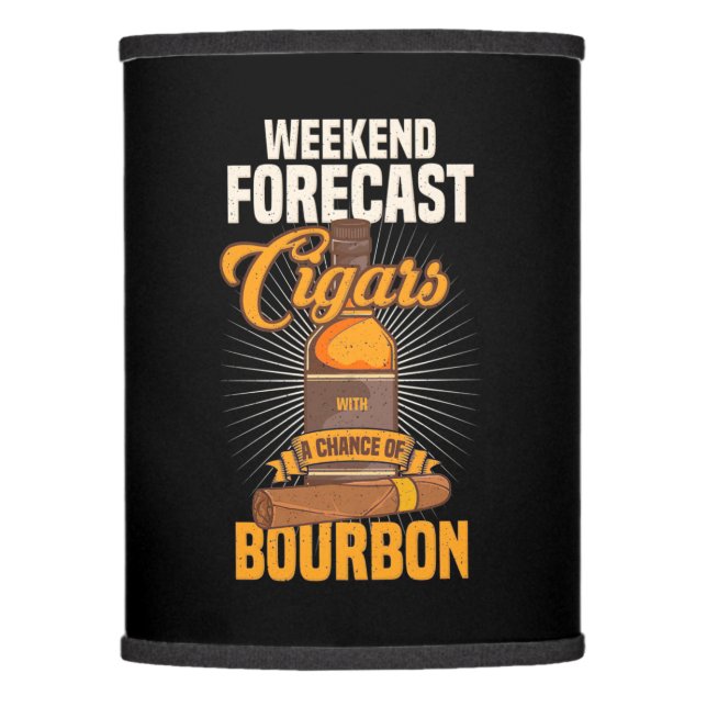 Cigar Lover | Weekend Forecast Cigars Lamp Shade (Front)
