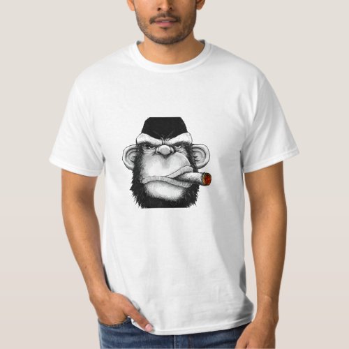 Cigar Monkey T_Shirt
