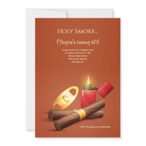 Cigar Party Invitation