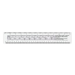 Cigar Ring Guide, Length and Smoke Time Gage Rule Ruler