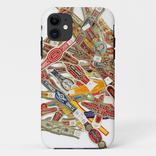 Cigar Ring Wrappers Case-Mate iPhone Case (Back)