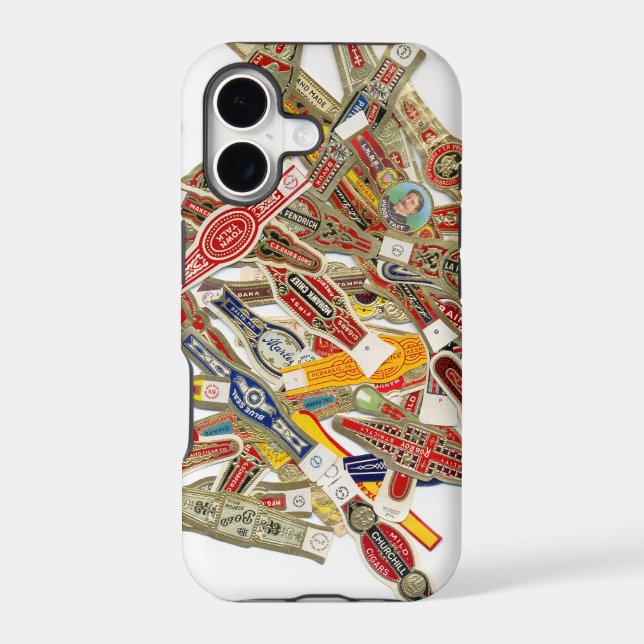 Cigar Ring Wrappers Iphone Case (Back)