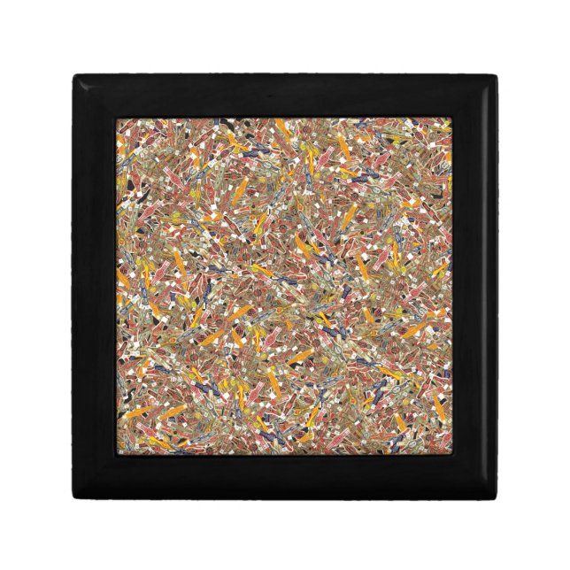 Cigar Ring Wrappers Keepsake Box (Front)