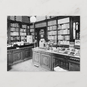 Cigar Shop, 1895 Postcard