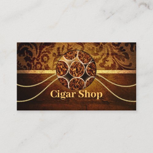 Cigar Shop Vintage Business Card