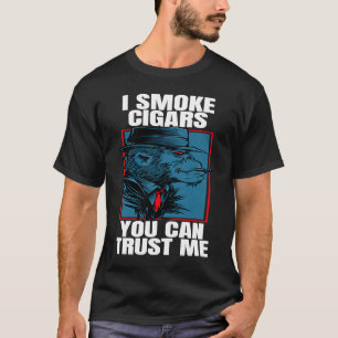 Cigar Smoking Ape I Smoke Cigars You Can Trust T-Shirt