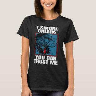 Cigar Smoking Ape I Smoke Cigars You Can Trust T-Shirt