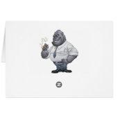 Cigar Smoking Business Man Boss Gorilla by Al Rio (Back Horizontal)