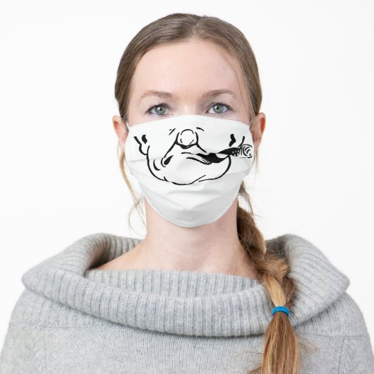 CIGAR SMOKING FACE MASK (Worn)