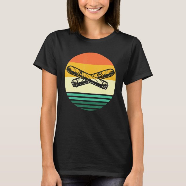 Cigar Smoking Retro Cigars T-Shirt (Front)