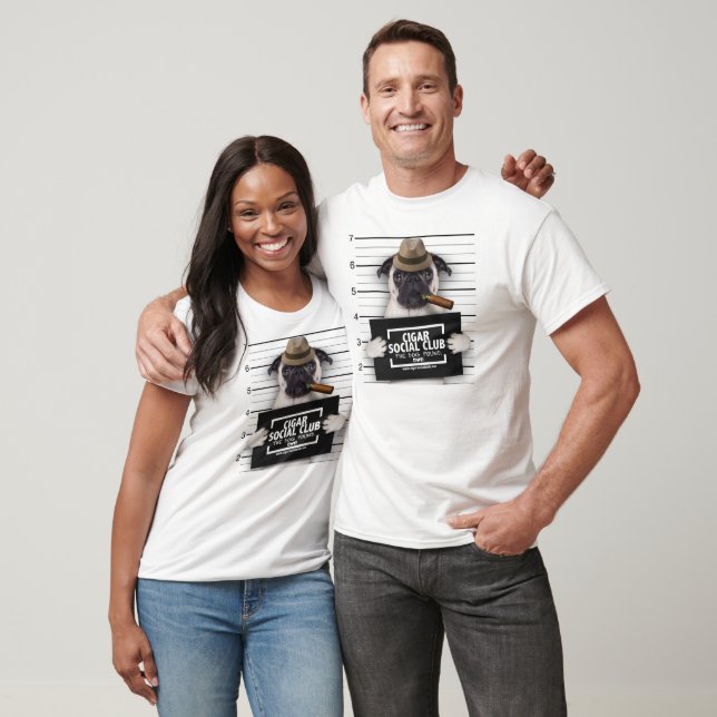 CIGAR SOCIAL CLUB V NECK T-Shirt (Unisex)