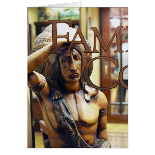 Cigar Store Indian Cards (Front)