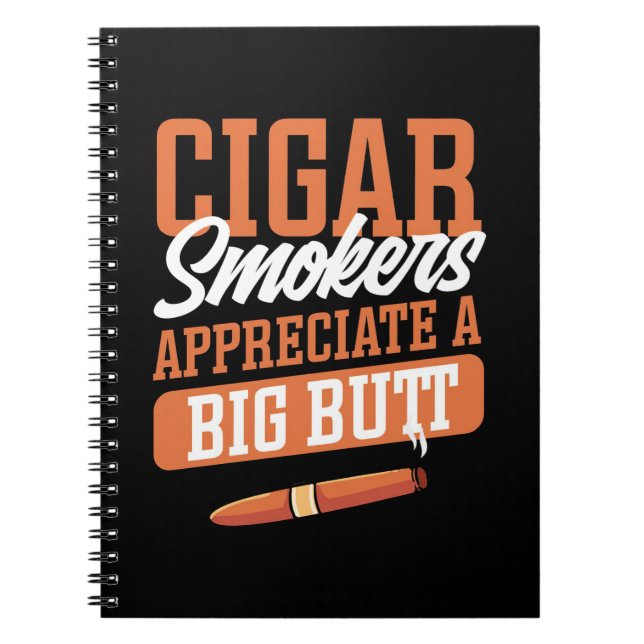 Cigaret Smokers Appreciate Notebook (Front)