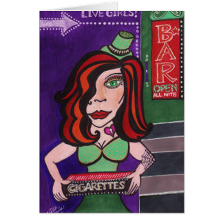"Cigarette Girl" Cards