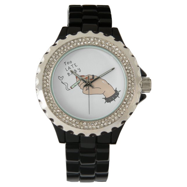 Cigarette in Hand Anti-Valentine Watch (Front)