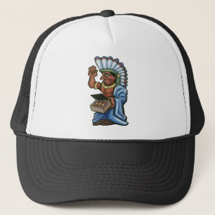 Cigarette Indian Trucker Hat