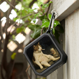 Cigarette Kitten Funny Smoking Cat Gen Z Meme Bluetooth Speaker