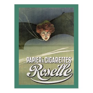 Cigarette Papers Advertisement Vintage Postcard