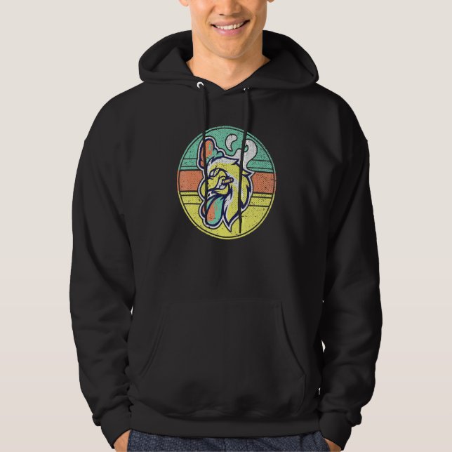 Cigarette Smoker Rooster Farmer Farm Animal Chicke Hoodie (Front)