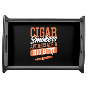 Cigarette Smokers Appreciate Serving Tray