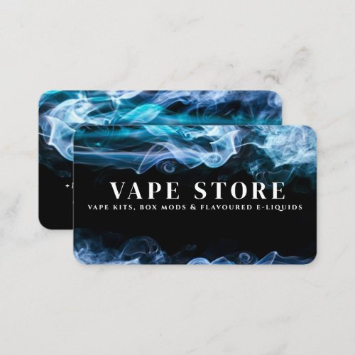 Cigarette Tobacco Vape Store Business Card