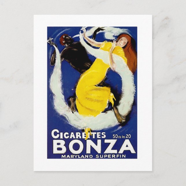 Cigarettes Bonza Postcard (Front)