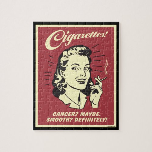Cigarettes Cancer Maybe Smooth Def Jigsaw Puzzle