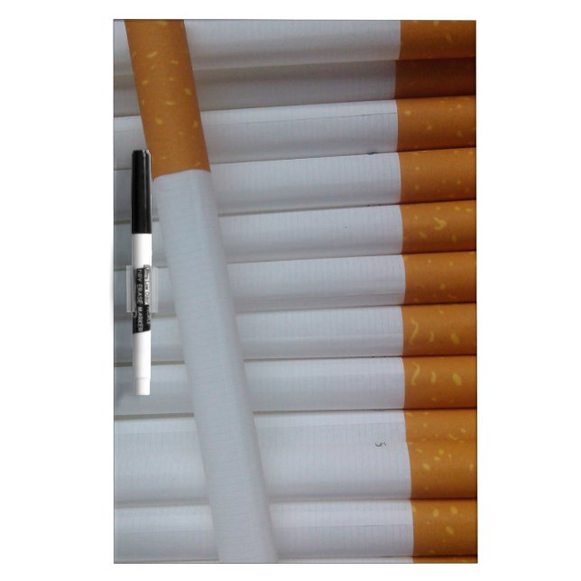 Cigarettes Funny Smokers Background Dry Erase Board (Front)
