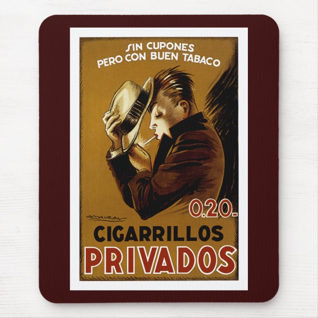 Cigarillos Privados Mouse Pad (Front)