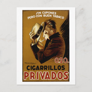 Cigarillos Privados Postcard