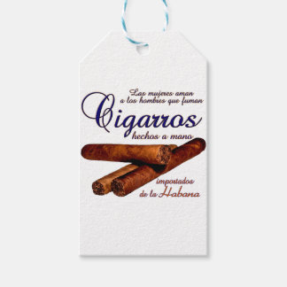 Cigarros - Cirars Gift Tags
