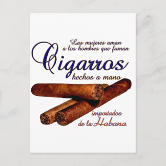 Cigarros - Cirars Postcard