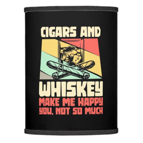 Cigars And Whiskey Lamp Shade