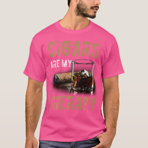 Cigars Are My Therapy Cigars s For Men T-Shirt