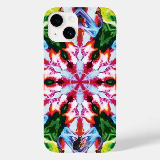 Cilantro Kaleidoscope iPhone Case (Back)