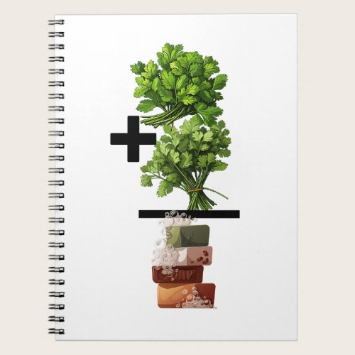 Cilantro Math – Funny Anti-Cilantro  Notebook
